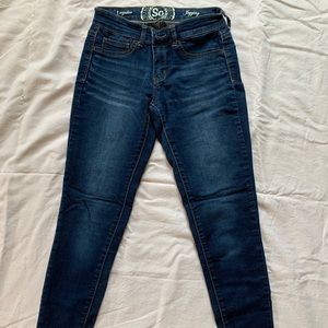 Dark Denim SO Jeggings Jeniors size 1